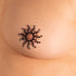 SiaLinda: Brust- und Körpertattoo Aoani schwarz, selbstklebend, 2er Set, Blumenmuster. - SiaLinda.com